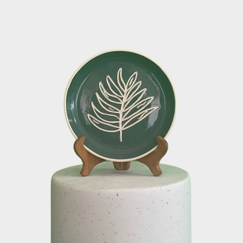 Bamboo Parlor Palm Trinket Dish
