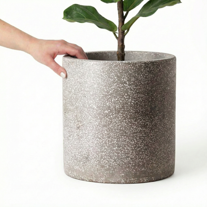 Jardin Terrazzo Grey Pot