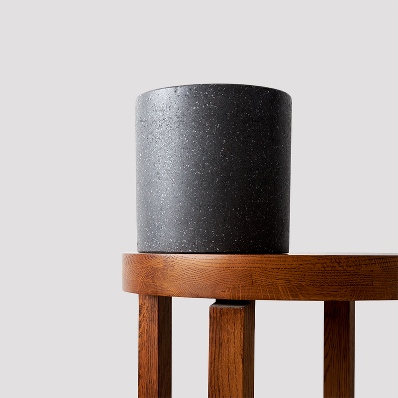 Jardin Terrazzo Black Pot
