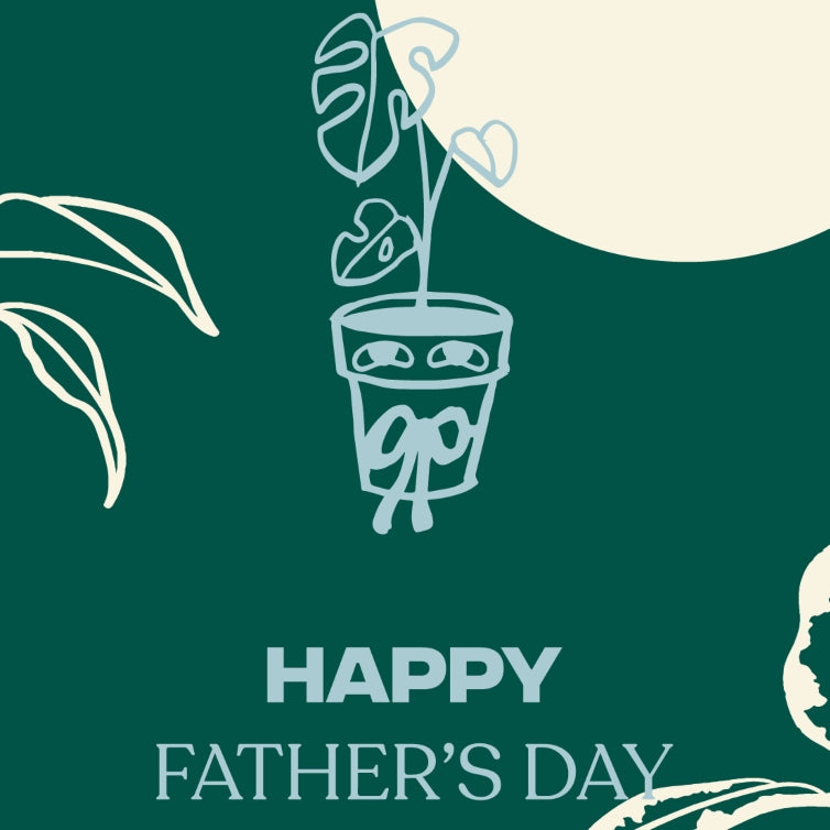Happy Father's Day Gift Tag Indoor Plant at The Good Plant Co