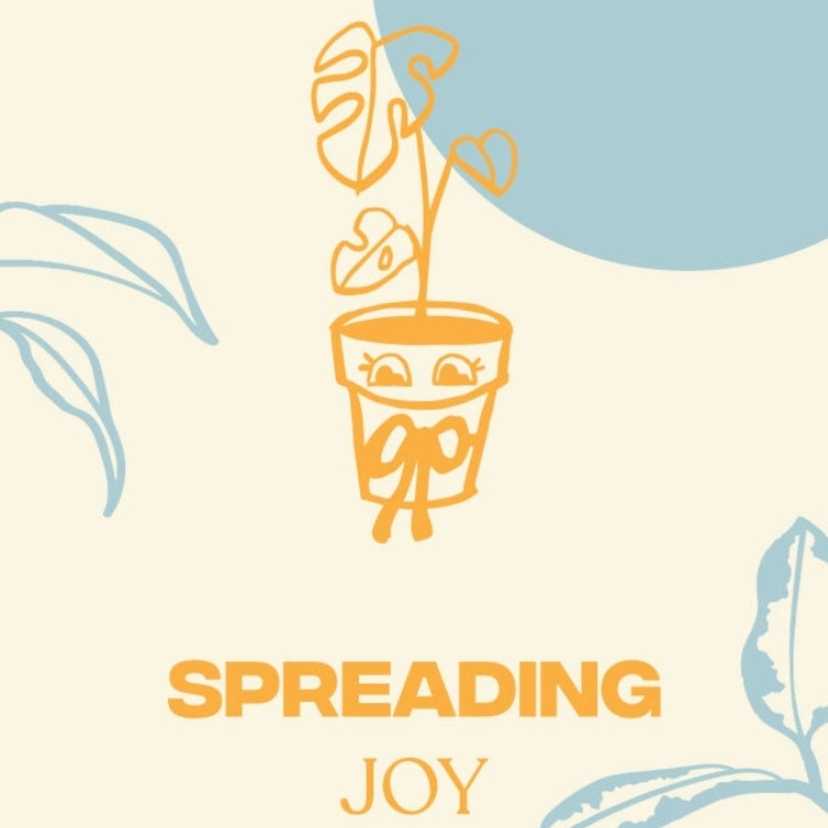 Spreading Joy Gift Tag Indoor Plant at The Good Plant Co