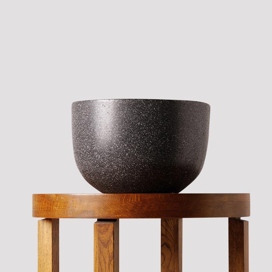 Modern Pierre Terrazzo Black Plant Pots