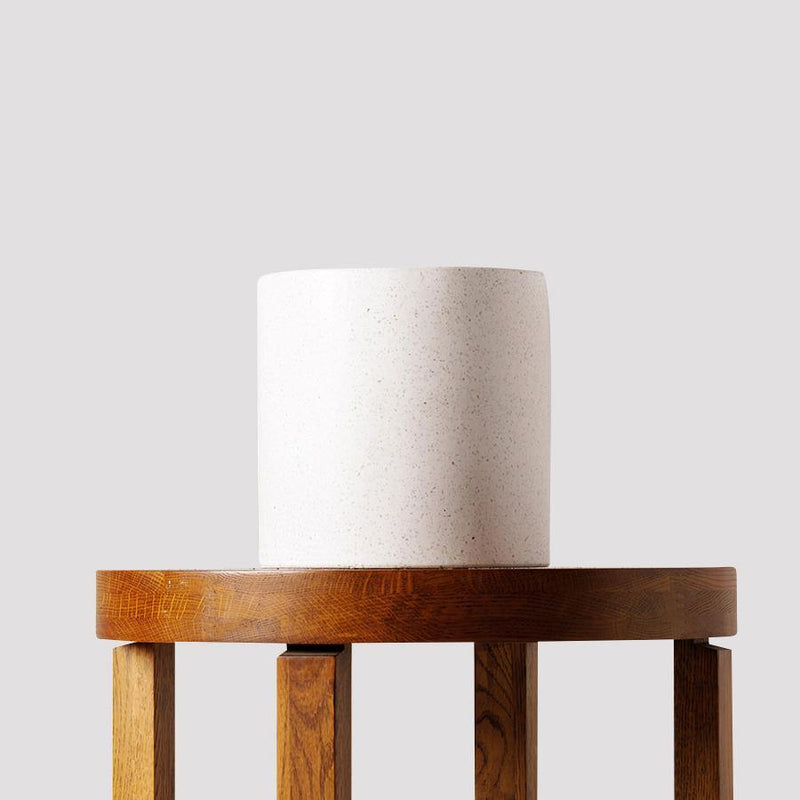 Jardin Terrazzo Pot - White