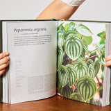 Plantopedia Book Indoor Plant Open Book Standing Up on Table The Good Plant Co