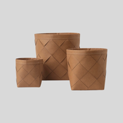 Recycled Plant Weave Baskets in 3 sizes Indoor Plants at The Good Plant Co
