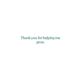 Thanking you gift tag
