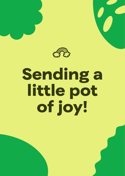 Sending a little pot of joy!